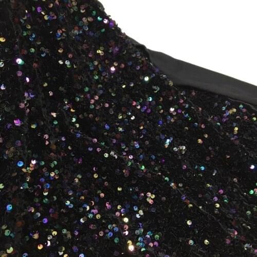 21 colors (5yards/pc) Very soft African velvet lace fabric with allover sequins embroidery high quality for party dress FSS373