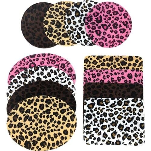 Leopard Print Cloth Shoes Hats Boxes Packaging Decoration Repairs Clothes Elbows Patches Knees Repairs and Allowances