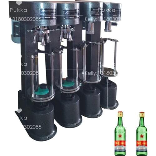 DK-50 ropp capping machine, wine, beer bottle metal cap screwing machine