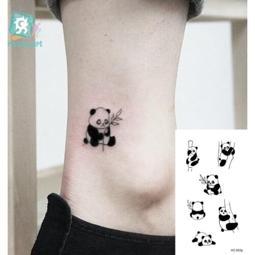 Rocooart Animal Waterproof Temporary Tattoo Sticker Flamingo Cat Fox Tatoo Body Art Women New Fake Taty Tatuaje Cute Small Tatto