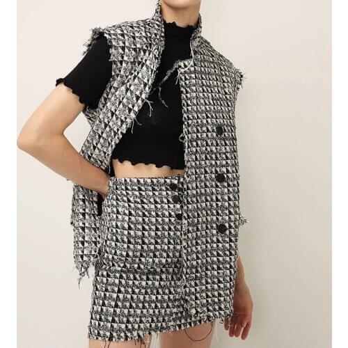 High-quality spring and autumn ladies vest suit casual professional suit blazer single-breasted jacket business outwear