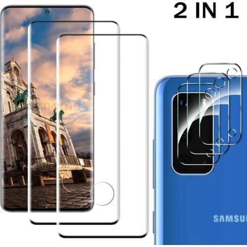 Tempered Glass for Samsung Galaxy Note 20 Ultra S20 S10 Plus Camera Lens Screen Protector Film for Samsung Note 10 Lite A21S