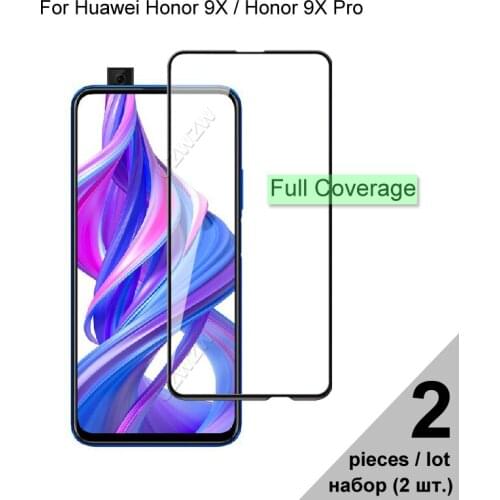 Protective Glass For Huawei Honor 9X Pro / Honor 9X Full Coverage Tempered Glass For Huawei Honor 9X Pro