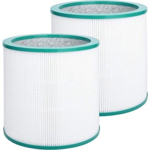2 Packs HEPA Replacement Filter for Dyson TP00 TP02 TP03 AM11 Tower Purifier Pure Cool Link, Replace Part 968126-03