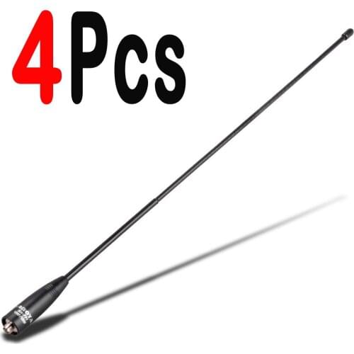 4Pcs Nagoya NA-771 SMA-F SMA Female Dual Band VHF/UHF 144/430MHz Antenna For Baofeng UV-5R UV-82 BF-888S Walkie Talkie Ham Radio