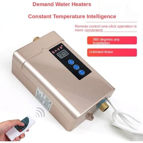 4000W Instant Electric Water Heater for Home Small Kitchen Heater Sink Faucet for Shower Bathroom Bath Machine