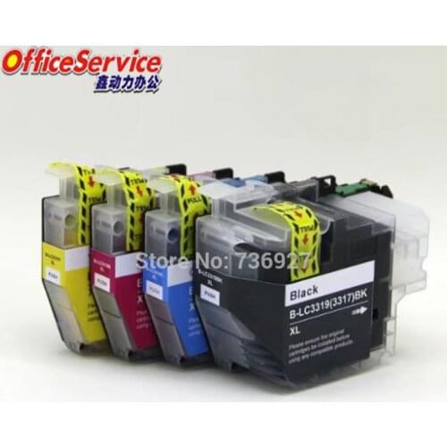 4X LC3319XL Compatible Ink Cartridge For Brother MFC-J5330DW/MFC-J5730DW/MFC-J6530DW/MFC-J6730DW/MFC-J6930DW printer