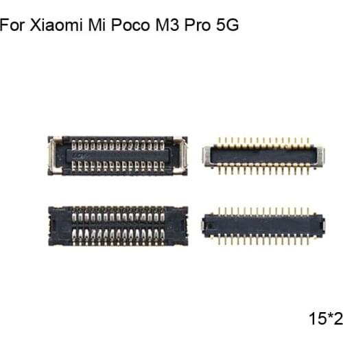 5pcs Dock Connector USB Charging Port FPC connector For Xiaomi Mi Poco M3 Pro 5G logic on motherboard mainboard Poco M 3 Pro 5G