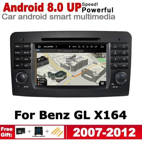7" HD Stereo Android 8.0 up Car DVD GPS Navi Map For Mercedes Benz GL X164 2007~2012 NTG multimedia player radio WiFi System