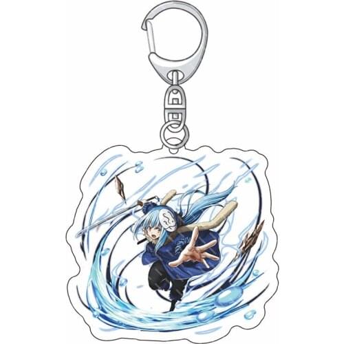 Anime That Time I Got Reincarnated As A Slime Shizue Acrylic Pendant Keychain Figure Toy Gifts Cosplay