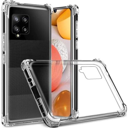 Clear Soft Back Cover For Samsung Galaxy A02S A12 A32 A42 A52 A72 S20 FE S21 Plus A21S A31 A41 A51 A71 M51 M31S A30S A50 Case