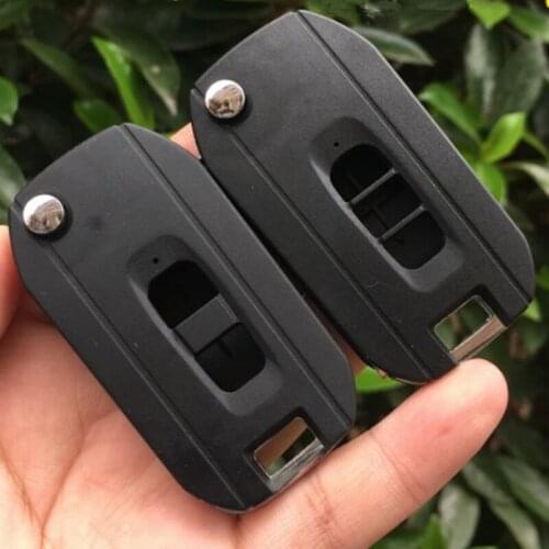 DAKATU 2/3 Button Modified Folding Flip Remote Key Shell for Chevrolet Captiva Antara Uncut Blade Car Key Blanks Case