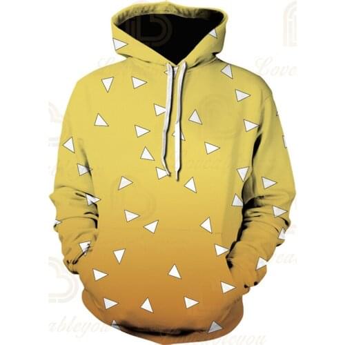 Demon Slayer 3D Hoodies Kamado Nezuko Print 3D Hoodies Men Women Casual Jacket Streetwear Fashion Long Sleeve Hooded Sweatshirt