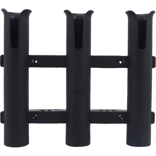 Balck Tube Links Fishing Rod Holder Kayak Yacht Mounted Tube Socket Pole Bracket Stand Marine Fishing Accseeories