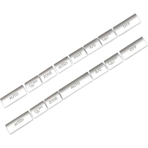 Car Console Air Conditioning Buttons Decoration Cover Trim for Benz E Class W212 C207 2009-2015 Interior Accessories
