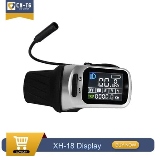 Tongsheng TSDZ2 Electric Bike XH18 LCD Display For 36V48V 250W 350W 500W Tongsheng Mid Drive Motor Conversion kit