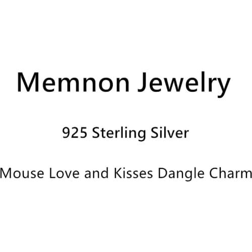 Mouse Love and Kisses Dangle Charms fit beads bracelets DIY accessories for women jewelry