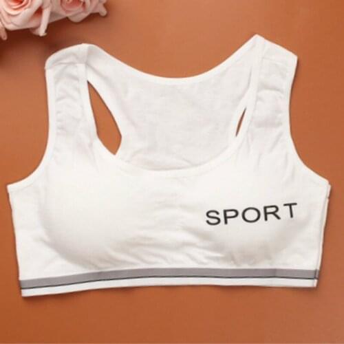 Hot s new baby girl sport bra short bra students development Childrens broadband vest No letters rims movement cotton tops