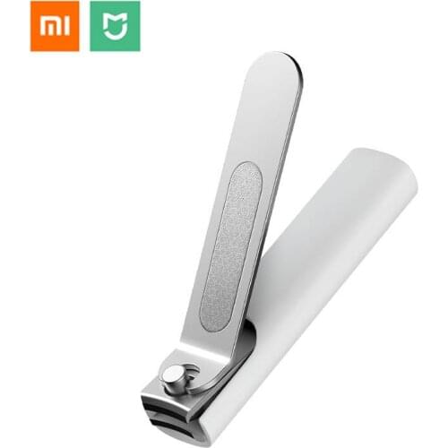 Original Xiaomi Mijia Stainless Steel Nail Clipper With Anti splash cover Trimmer Pedicure Care Nail Clippers Professional File