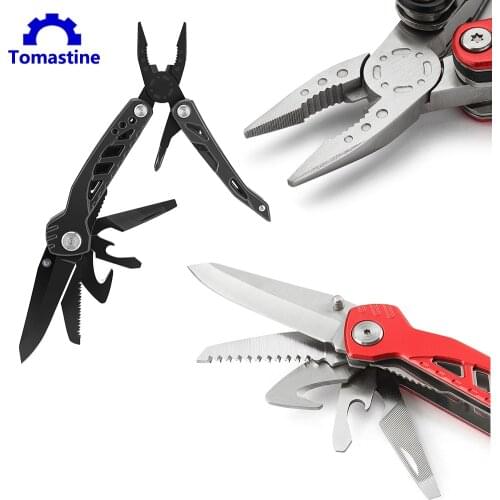 Multitool Pliers, Multi-Purpose Folding Knives Keychain Pliers for Outdoor Survival Camping Hiking Emergency Hand Tool