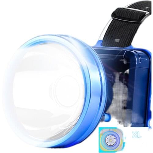 20W headlight glare bright rechargeable lithium waterproof fishing head-mounted flashlight headlamp mine