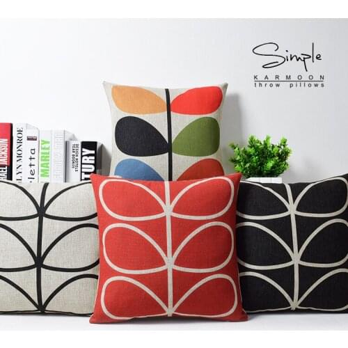 Petal pillow cover, Creative colorful Petal Leaf cartoon art luxury throw pillow case pillowcase wholesale