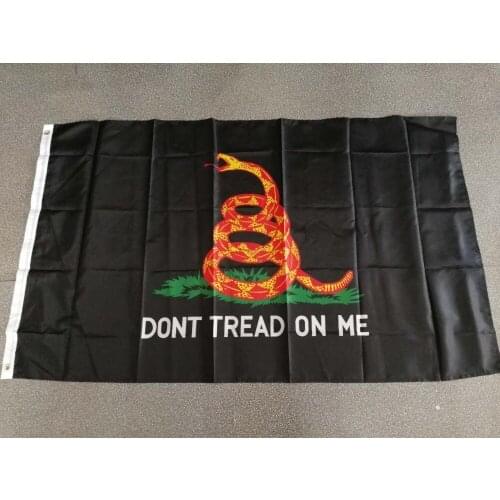 90x150cm dont tread on me Tea Party Rattle Snake gadsden flag