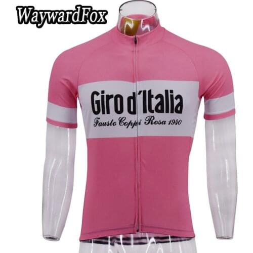 Hot Sales ! Pink Mens Summer Short Sleeve Cycling Jerseys Breathale Mountain Bike Clothing Quick-Dry Racing Cycling Clothing