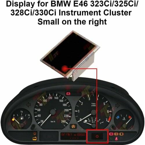 LCD Pixel Repair Display for BMW E46 323Ci 325Ci 328Ci 330Ci Instrument Cluster---Small on Right