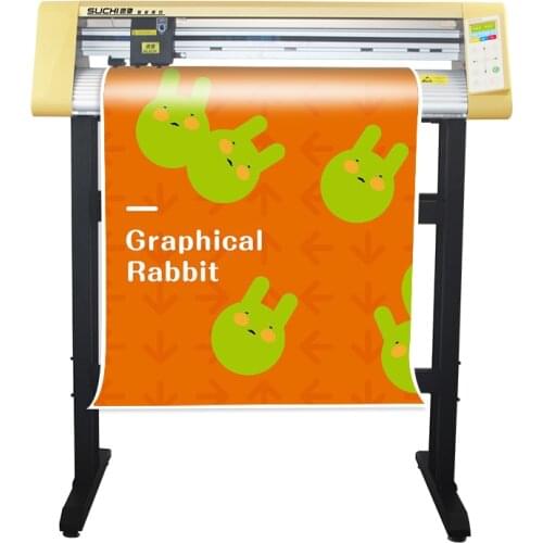 Usb driver cutting plotter yh 730 affordable price with high quality servo motor vinyl rolls cutting plotter