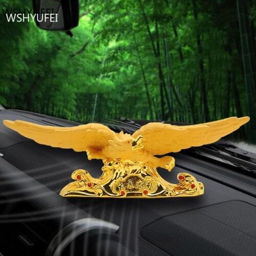 Creativity Golden Resin Eagle Sculpture Ornaments Shop Hotel Desktop Decoration Home TV Cabinet car Decor Crafts Gifts