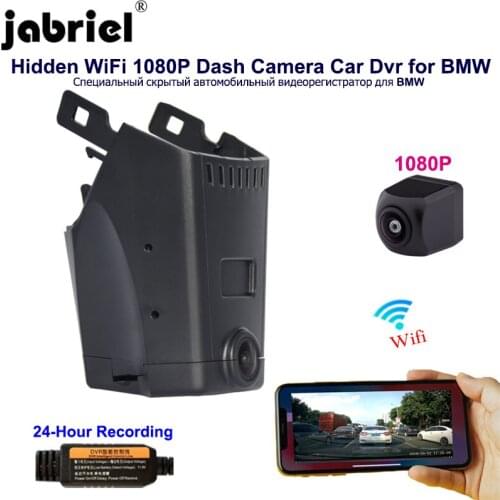Jabriel Hidden Wifi 1080P dash camera car dvr for BMW 520d 528d 525d 525i 530d 530i 535i 535d 540i 540d 5 7 series g30 g11 g12