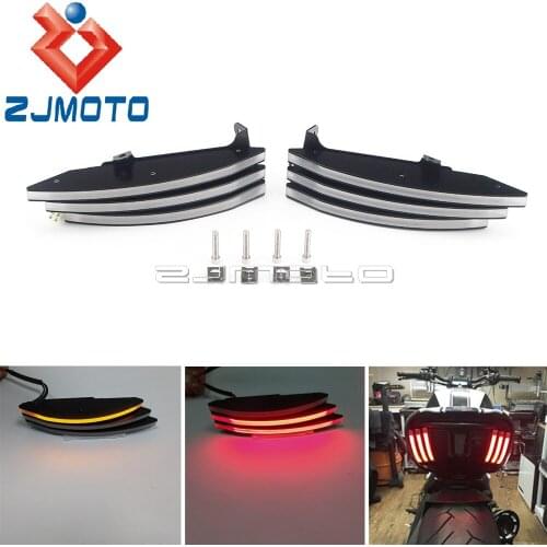 For Ducati Diavel AMG/Dark/Carbon/Titanium 959 Panigale Corse Motorcycle Brake Turn Signal Tail Light Integrated LED 2011-2019