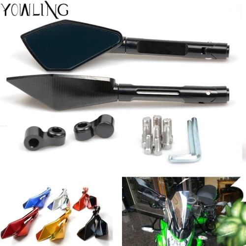 Mirrors Motorcycle accessories side Mirror CNC aluminum Mirror Rearview For yamaha FJR1300 1200 FZR 1000 TMAX 530 500 TMAX-530