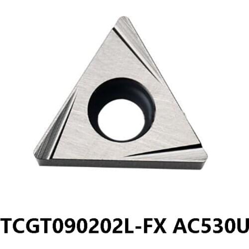 10pcs/box Original TCGT090202L-FX AC530U TCGT090202 TCGT 090202 Lathe Cutter Turning Tools Carbide Inserts