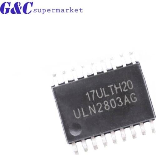 10pcs/lot ULN2803AFWG SOP18 ULN2803AG SOP ULN2803 SMD ULN2803A 2803AFWG SOP-18 new and original IC In Stock diy electronics