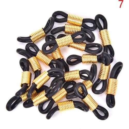 20pcs Black White Clear Sport Glasses Rope Eyeglasses Chains Eyewear Accessories Spectacles Holders Eyeglasses Connector