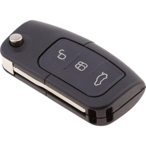 Car 3-Button Remote Key Fob 433Mhz 4D63 Chip For Ford C-Max Fiesta Fusion