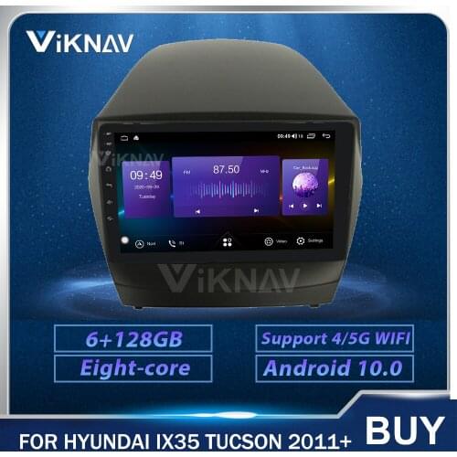 128G 9 Inch Android Car Stereo Radio For Hyundai IX35 Tucson 2011+ Car DVD Multimedia Player GPS Navigation Touch Screen 2Din