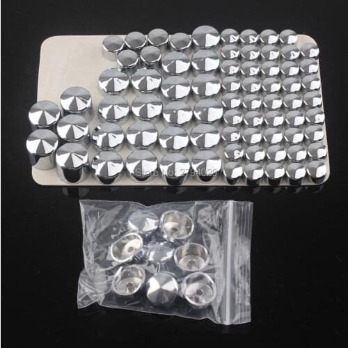Free Shipping New Chrome Bolt Cover Kit HotSpot Toppers Kit For 1999-2006 Harley Twin Cam Road King/FLH Model