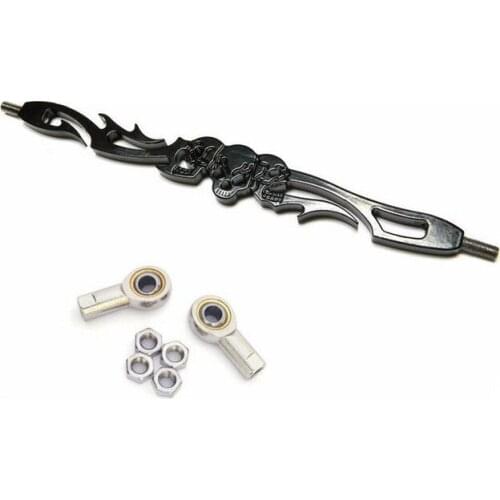 Black +3" Skull Shift Linkage For Harley Softail Dyna Glide Road King Touring FL