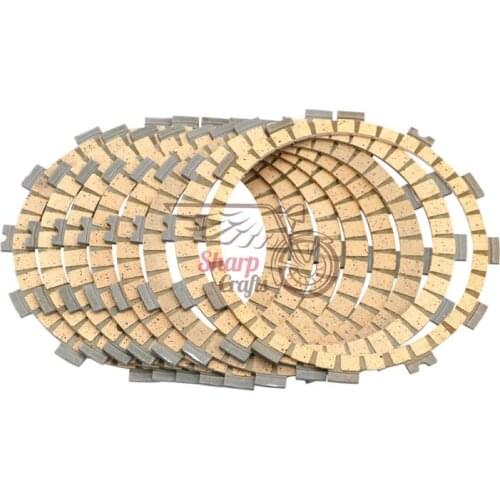 Motorcycle 8x Engine Carbon Friction Clutch Plates Disc Kits For Suzuki GSXR GSX-R 600 GSX600R GSXR600 K6 K7 2006 - 2007 06 07