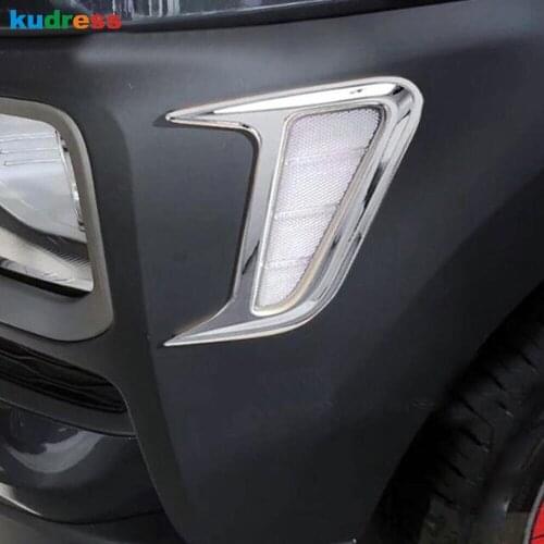 For Hyundai Kona Encino Kauai SUV 2017 2018 2019 2020 Chrome Front Side Turning Light Lamp Cover Trim Car Styling Accessories