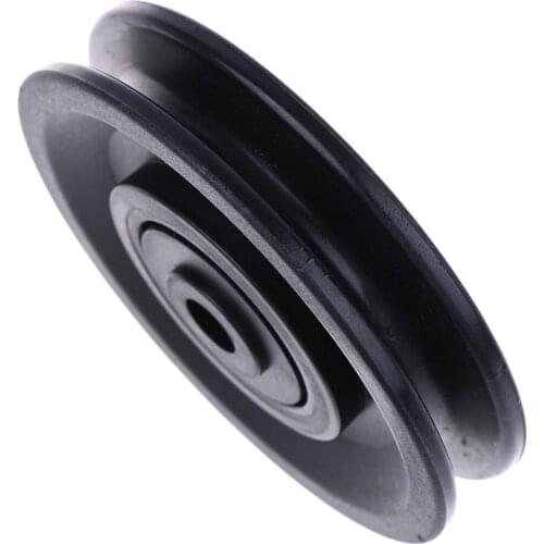90mm Wearproof Nylon Bearing Pulley Wheel Cable Gym Universal Fitness Equipment Part High Quality Bearing Pulley