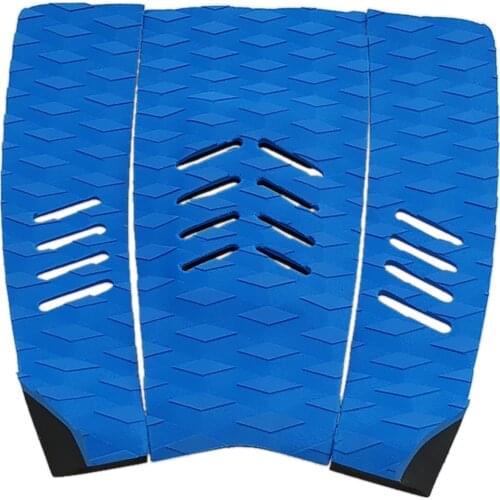 3pcs Surf Deck Traction Pads Premium Grip Tail Pad for Surfboard Skimboard