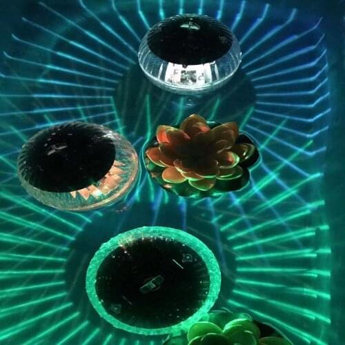 Solar Shui Piao Lamp Solar Decorative Lamp Automatic Color Changing Lamp Solar Pond Lamp Atmosphere Lawn Lamp