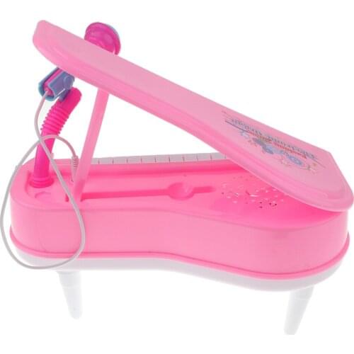 Mini Battery Organ Piano With Microphone 23 Keys Keyboard Kids Toy