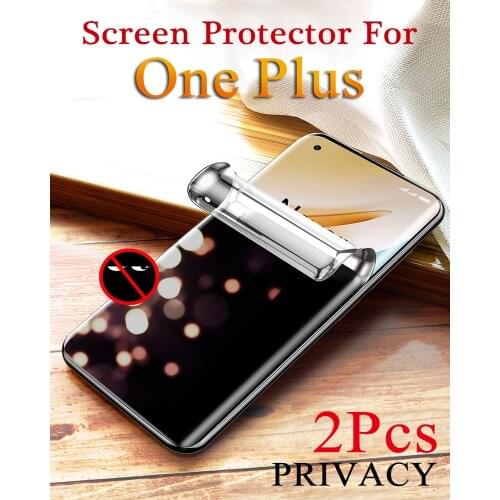 8T Privacy Soft Hydrogel Film For OnePlus 9 8 8Pro Anti Peeking Screen Protector 1+ 7 7Pro 7TPro Protective Full Coverage 6T