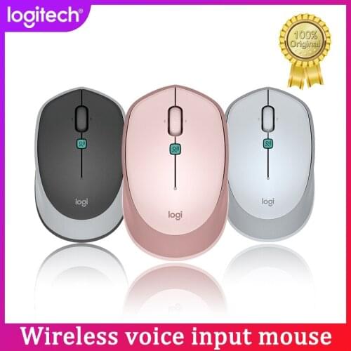 Logitech VOICE M380 wireless smart AI voice input mouse mouse multiple languages Suitable for desktop computer notebook office