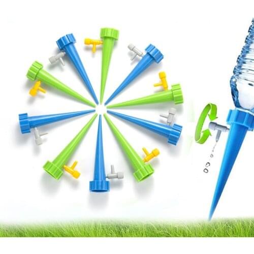 Beverage Bottle Mouth Automatic Watering Device Adjustable Water Flow With Switch Control Valve Automatic Watering Set 6Pcs/lot